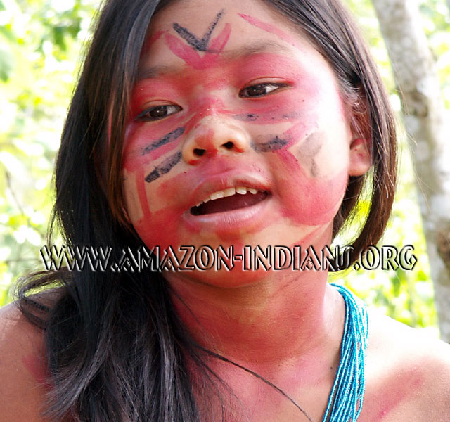 Matses-Mayoruna Indian Girl
